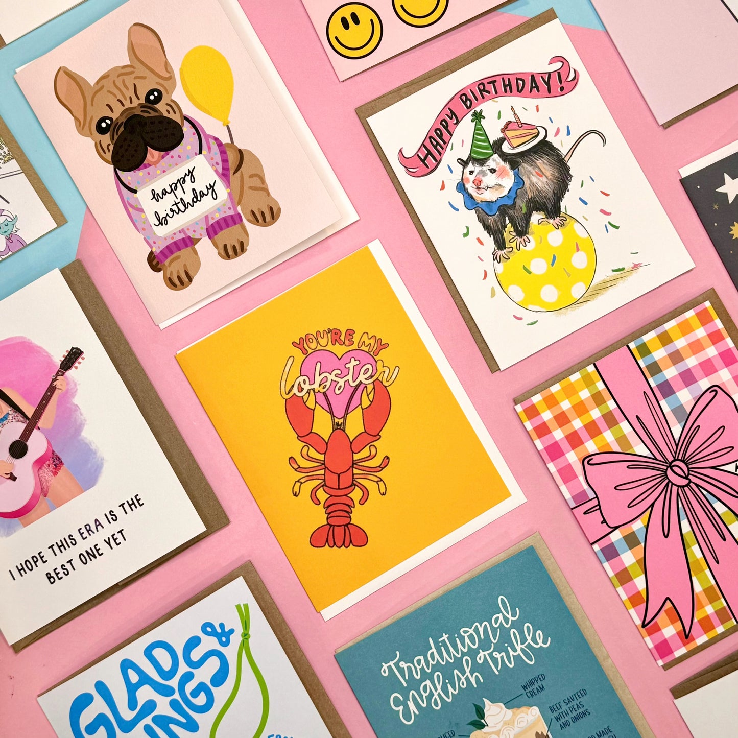 Possum Clown Birthday Card