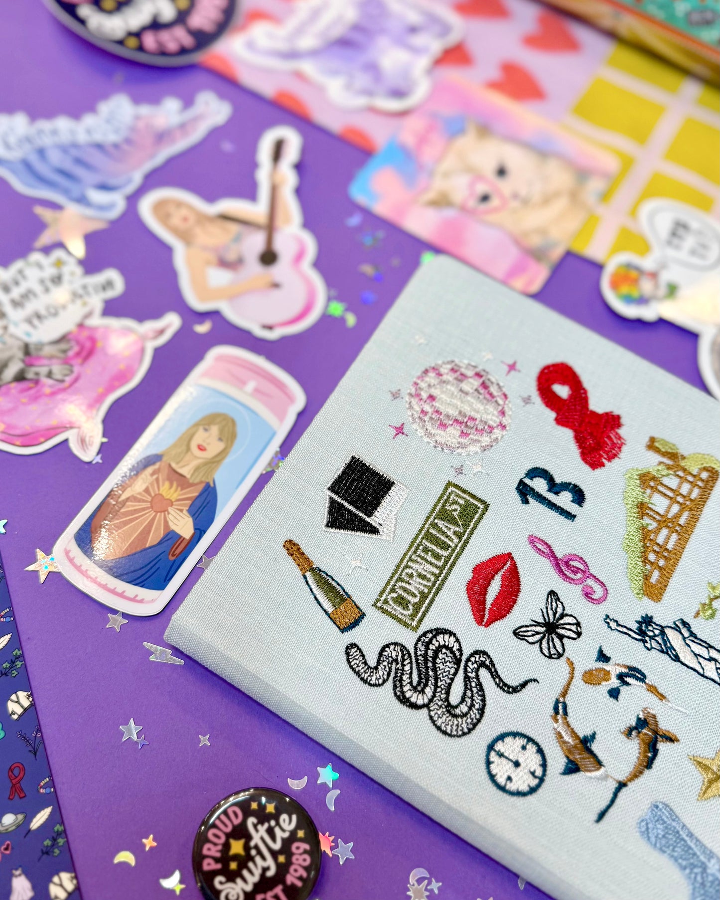 Taylor Swift Embroidered Hardcover Notebook