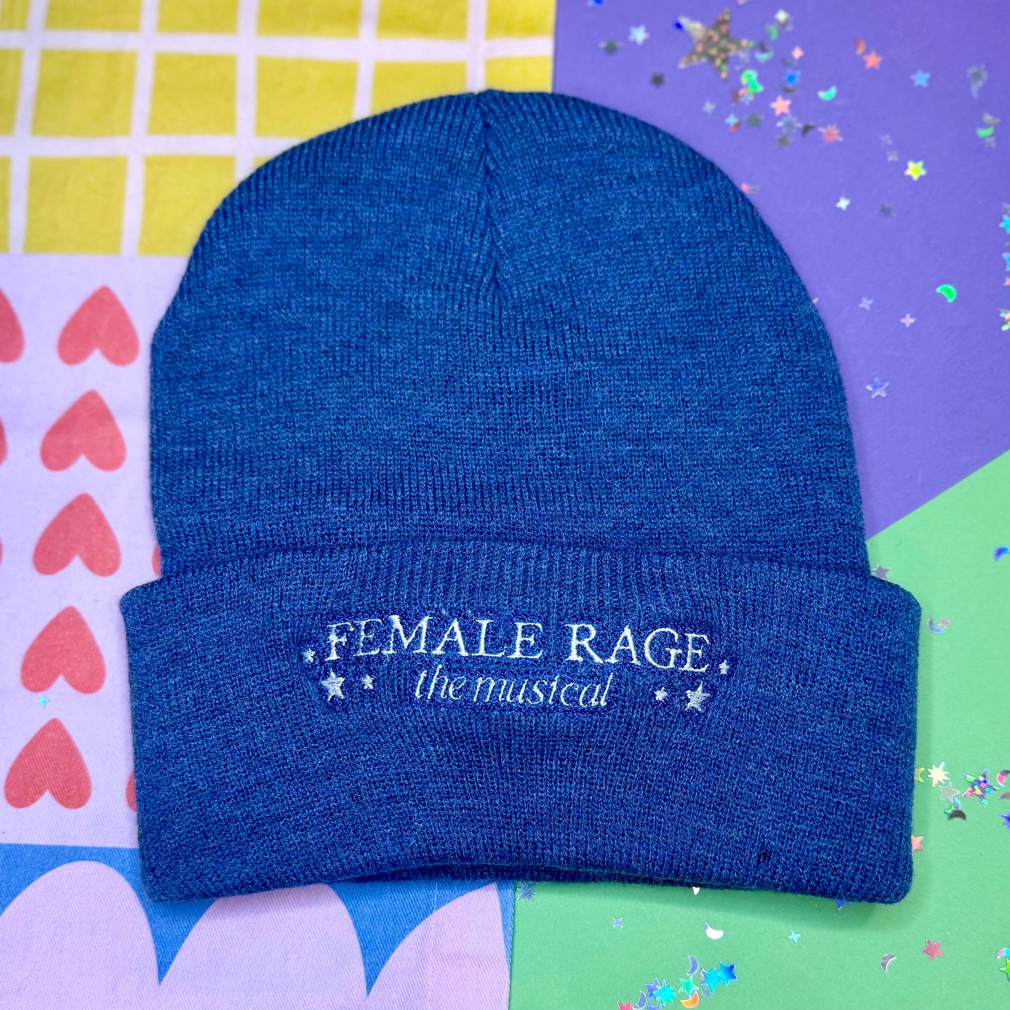 Female Rage: The Musical Beanie (Heather Navy)