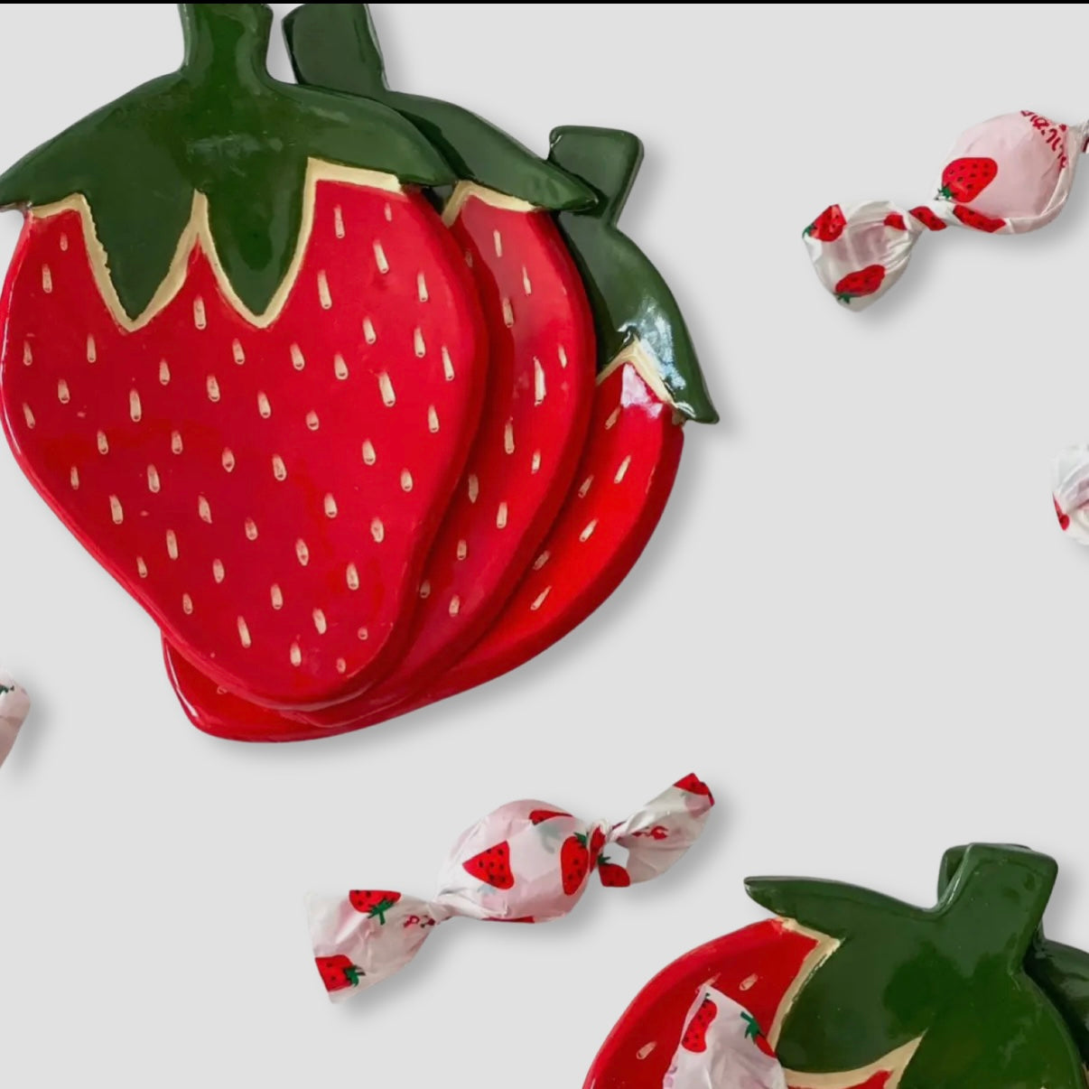 Strawberry Trinket Dish