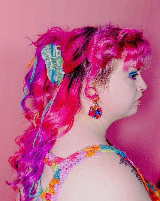 Crochet Yarn Hair Claw