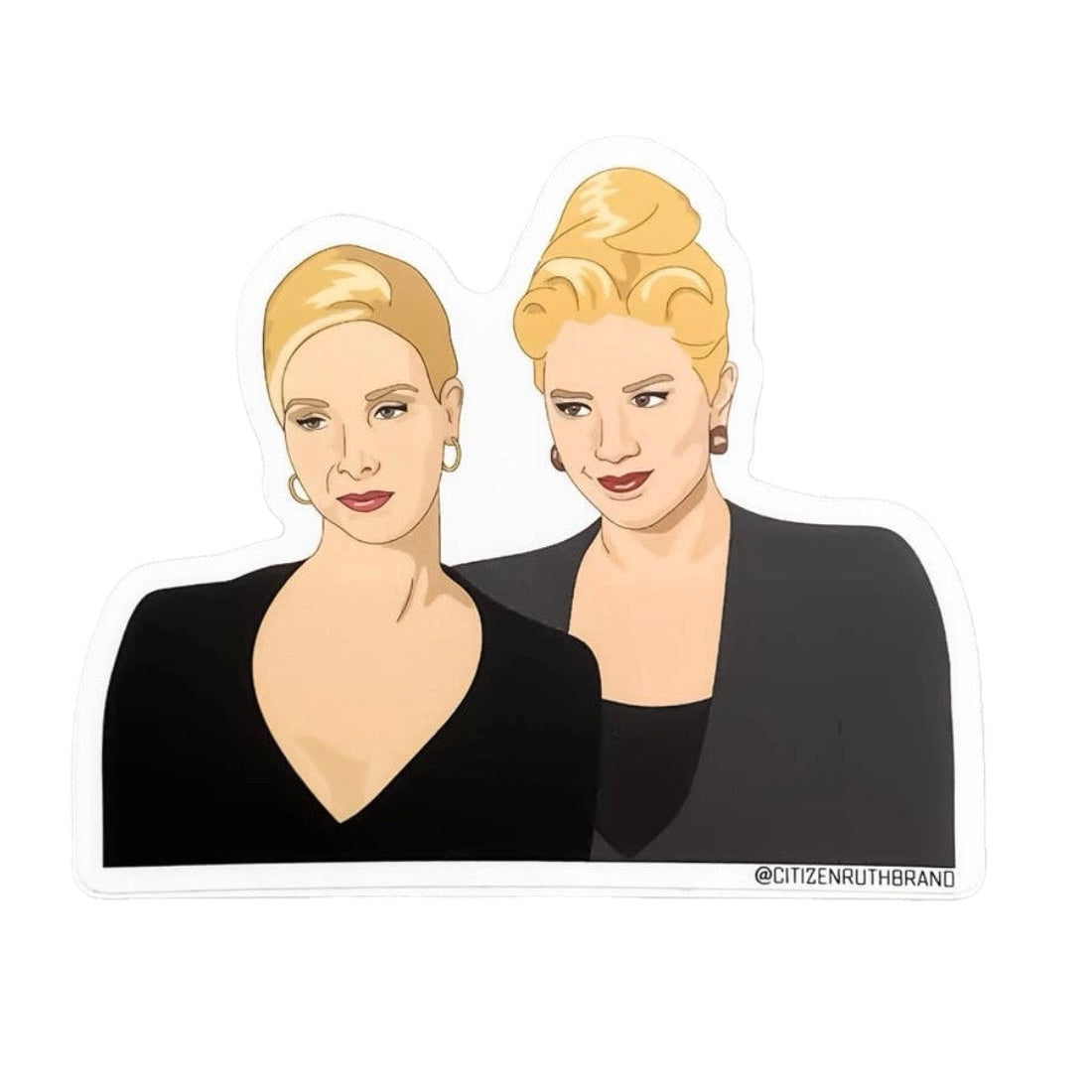 Romy and Michelle Sticker