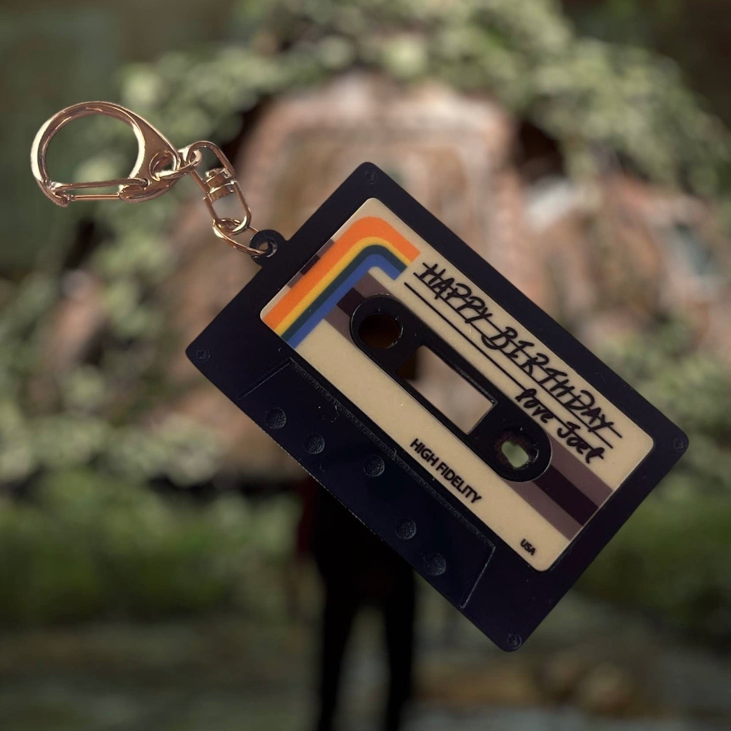 The Last Of Us Cassette Tape Keychain
