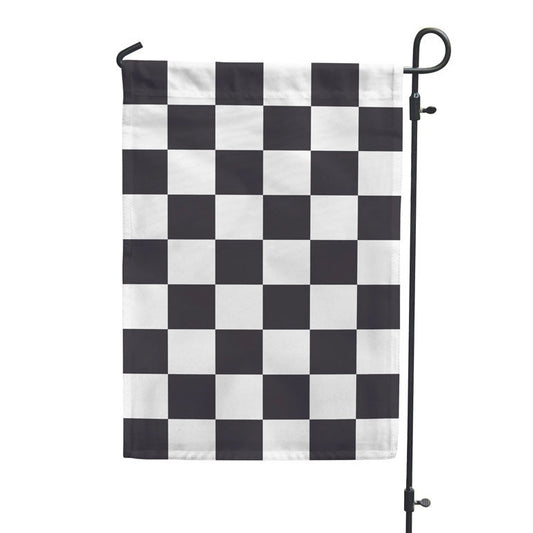 Checkered Race Garden Flag