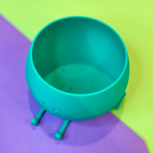 Smiley Planter (Teal)