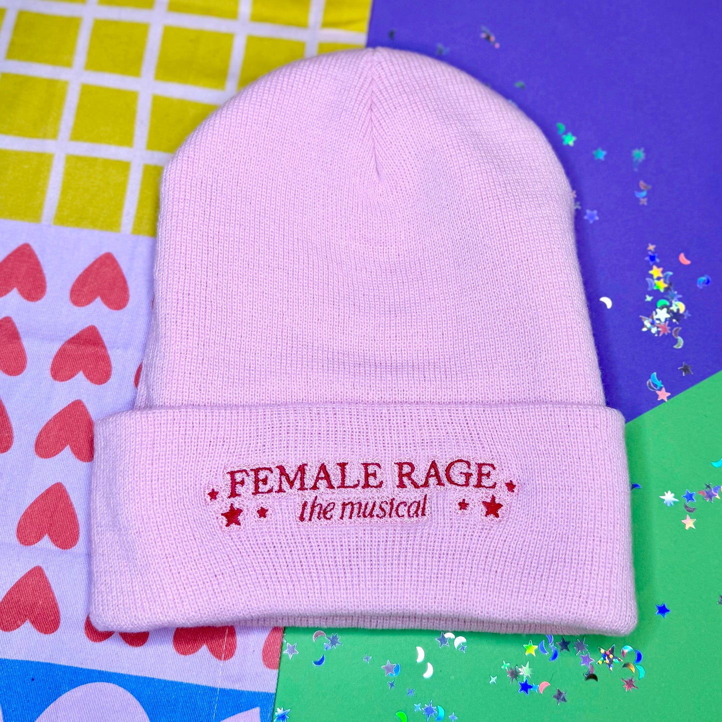 Female Rage: The Musical Beanie (Pink)