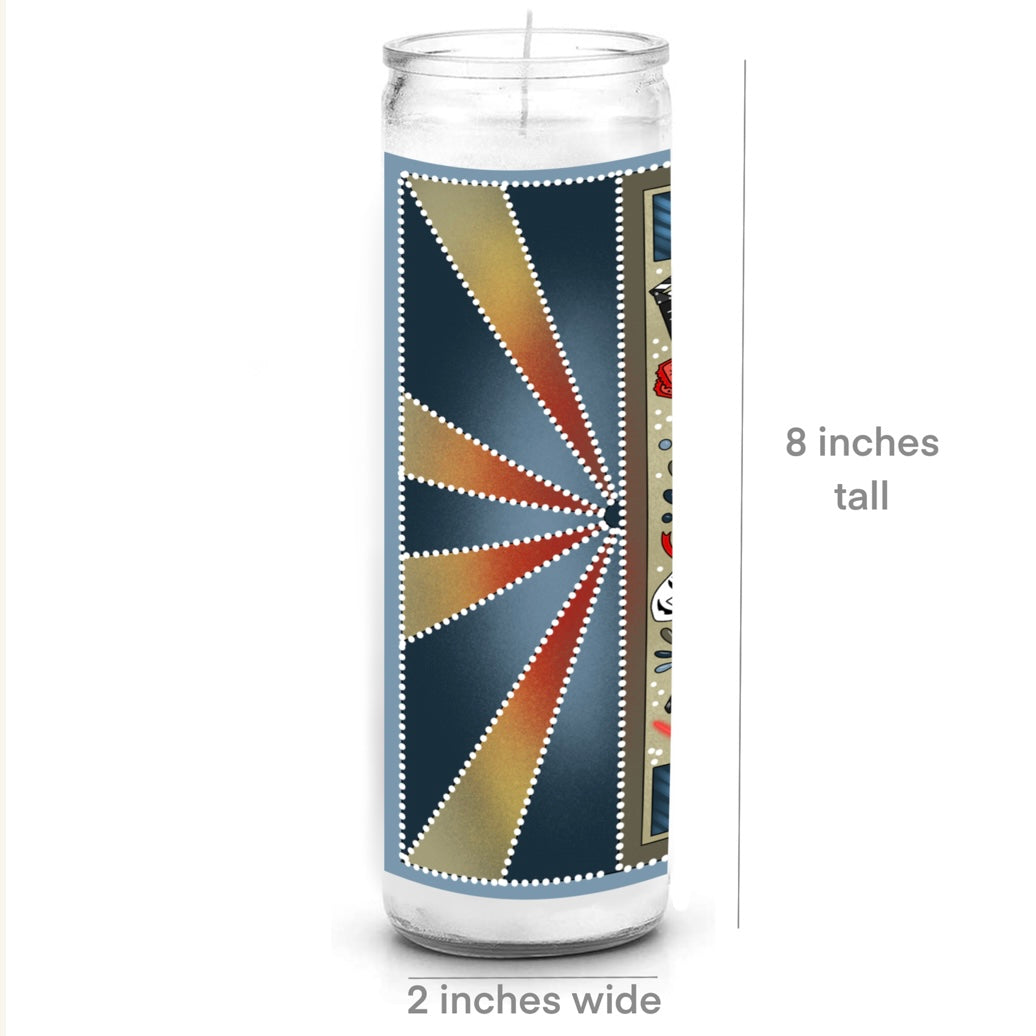 Saint Adam Driver Candle