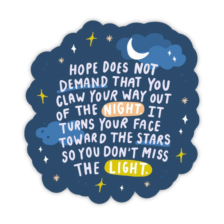 Hope Faces the Stars Sticker