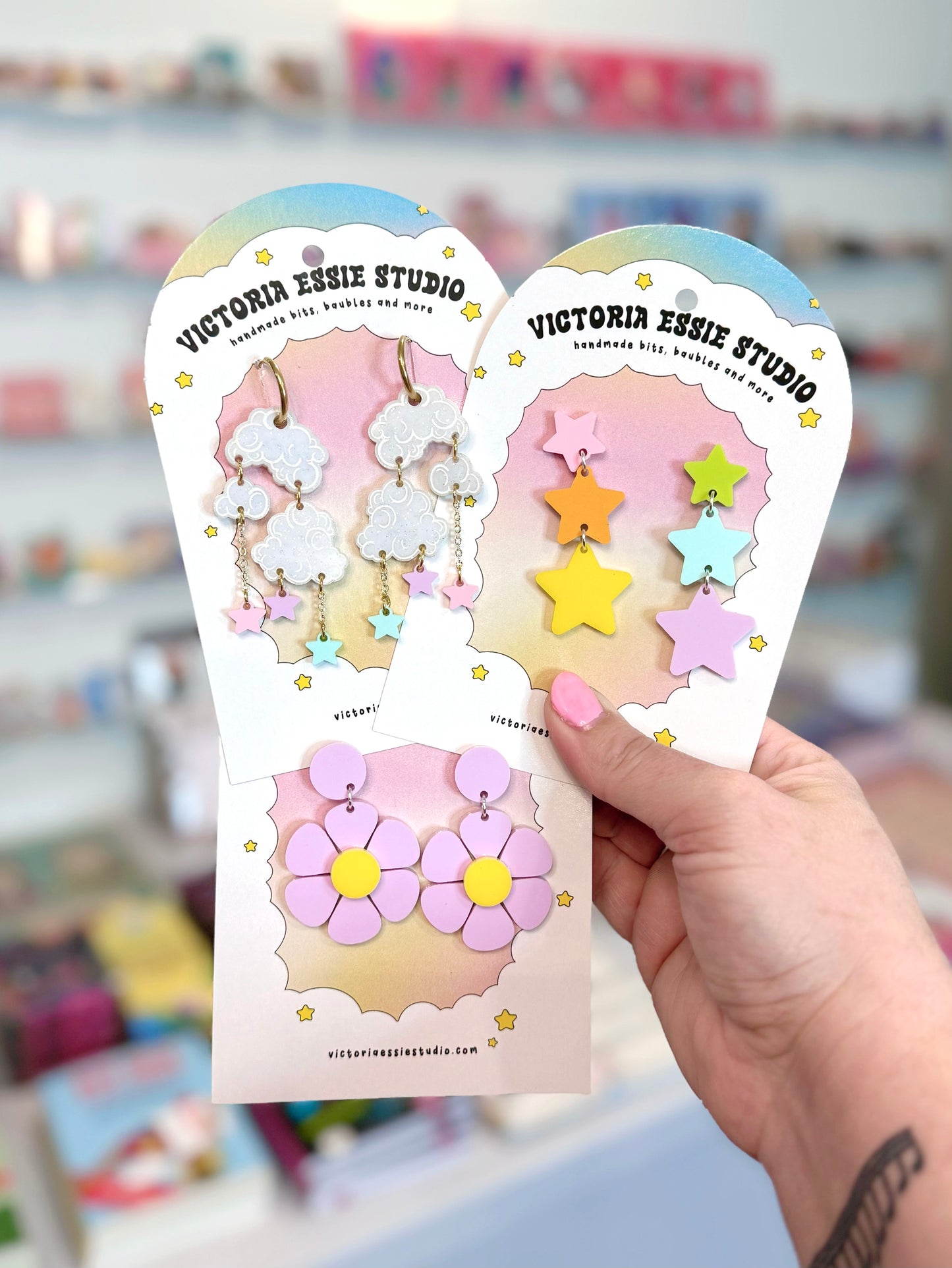 Shooting Star Earrings