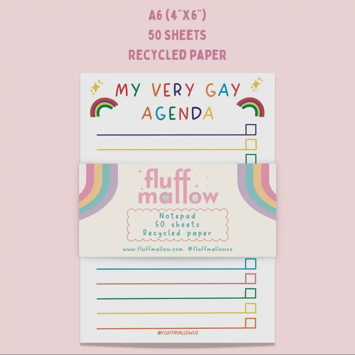 My Very Gay Agenda Notepad