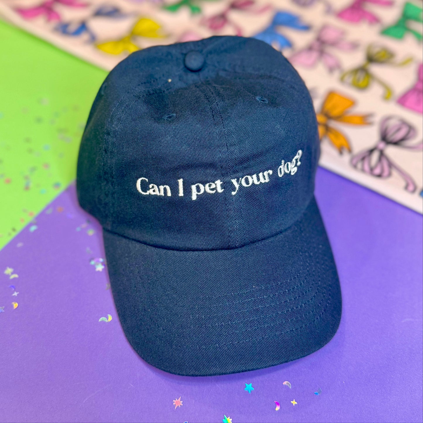 Can I Pet Your Dog Hat (Navy)