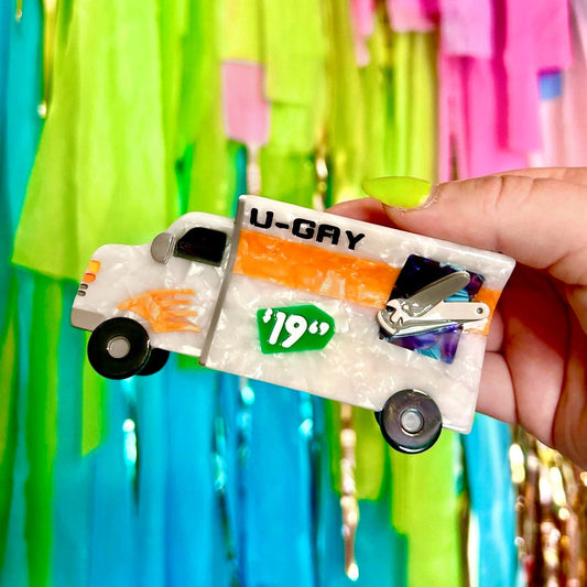 U-Gay Moving Truck Hair Claw