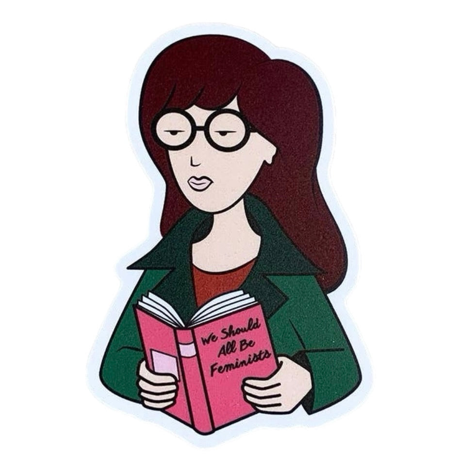 Daria Feminist Sticker