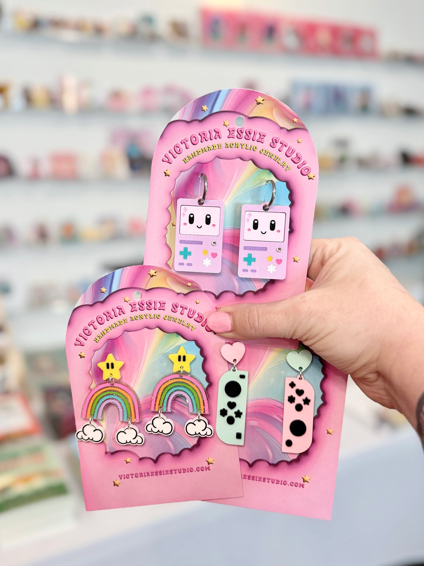 Rainbow Road Earrings