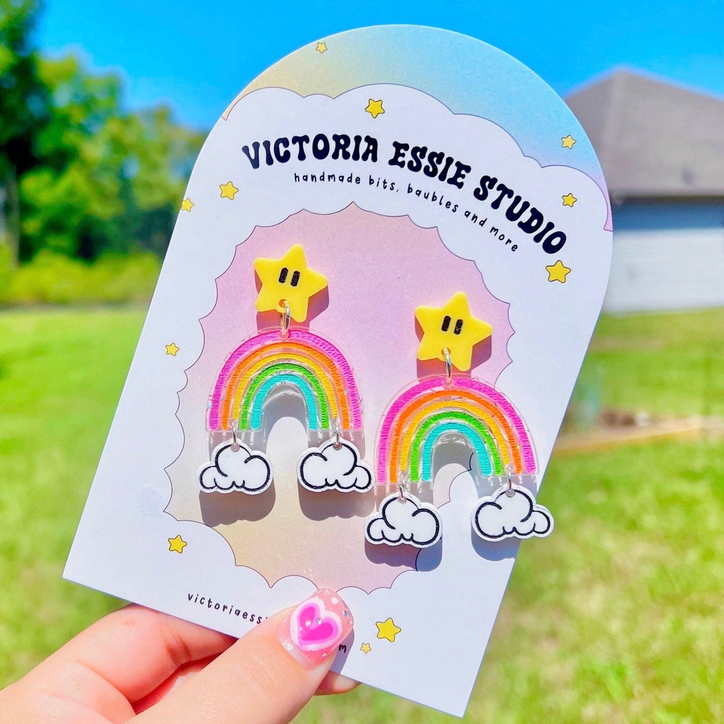Rainbow Road Earrings