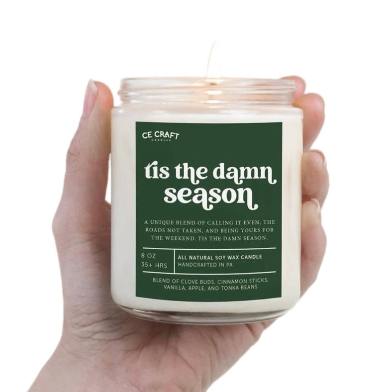 Tis the Damn Season Candle (cinnamon • vanilla • apple)