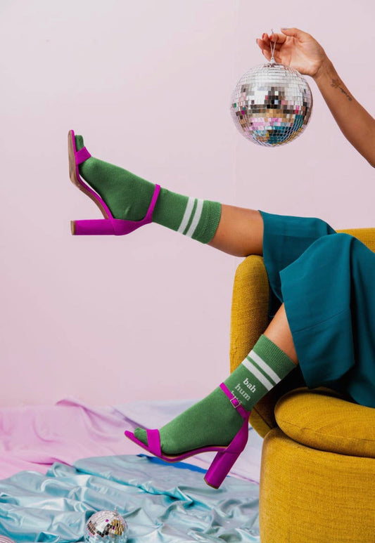 Holiday Socks: Bah Hum Bug