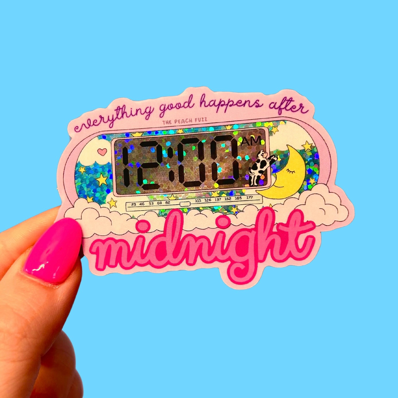 After Midnight Glitter Sticker