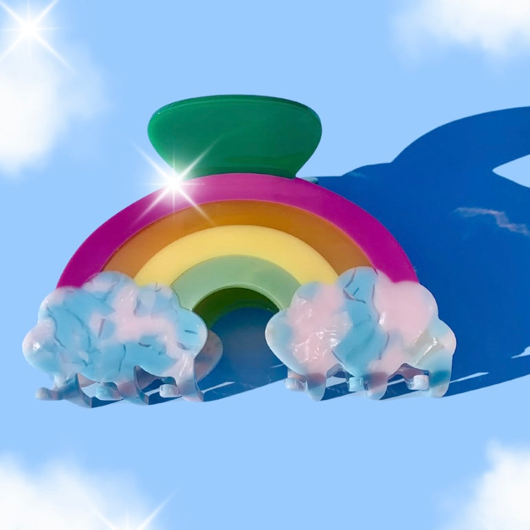 Rainbow Hair Claw
