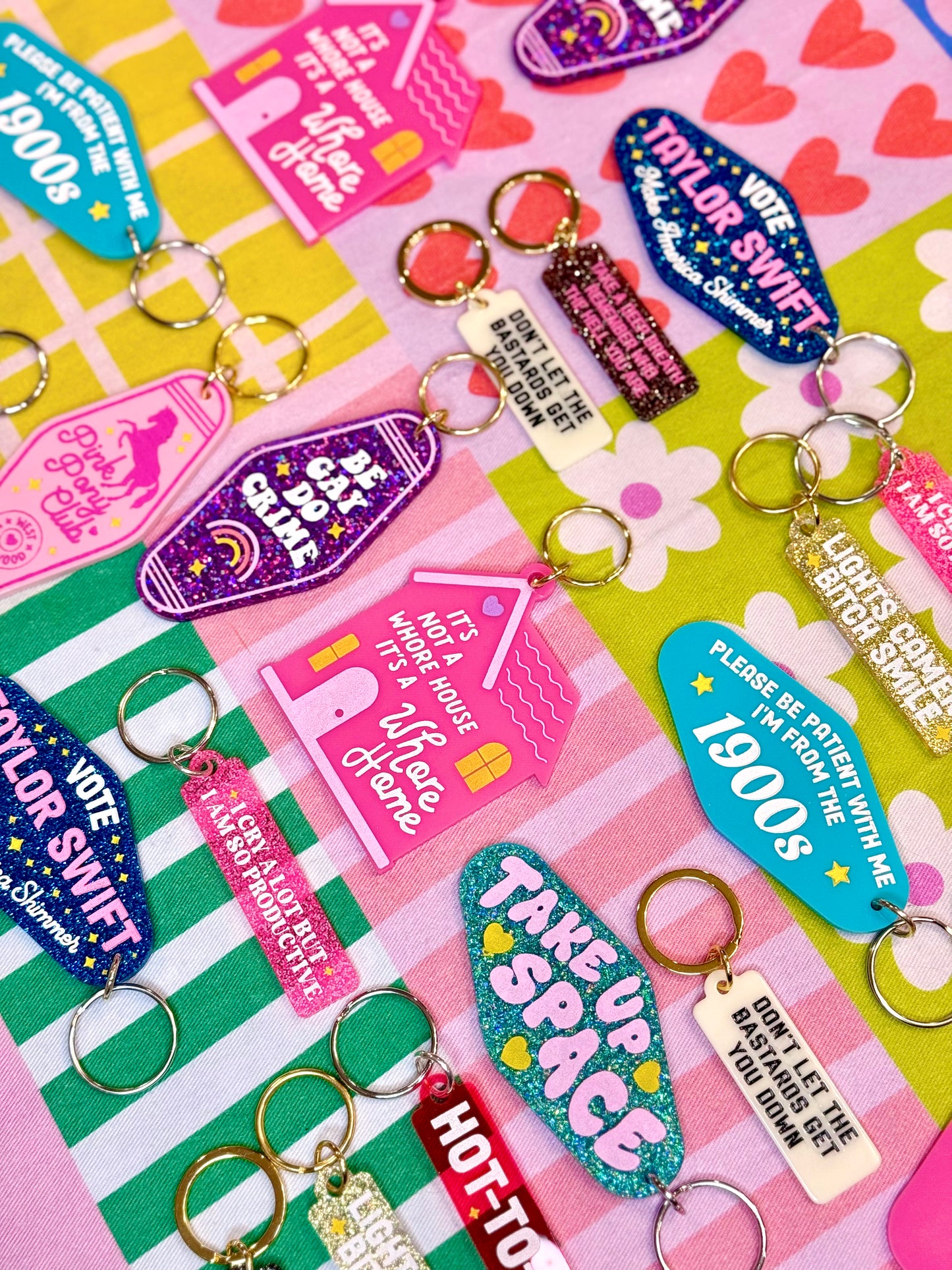 Pink Pony Club Keychain