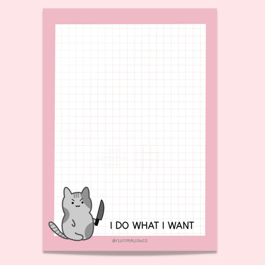 Angry Kitty Notepad