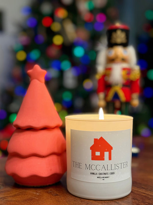 The McCallister Candle (vanilla • chestnuts • cider)