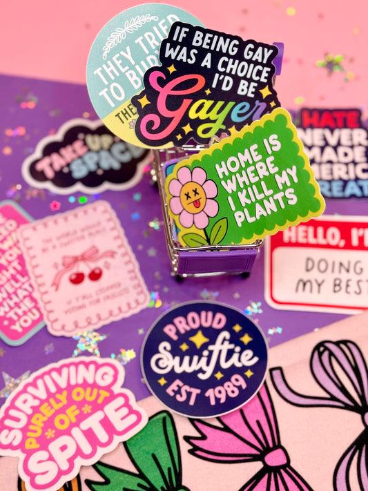 Hello I'm Doing My Best Sticker