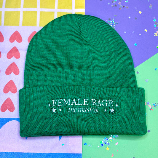 Female Rage: The Musical Beanie (Kelly Green)