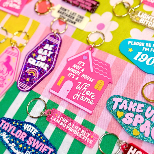 Don’t Let the Bastards Get You Down Keychain
