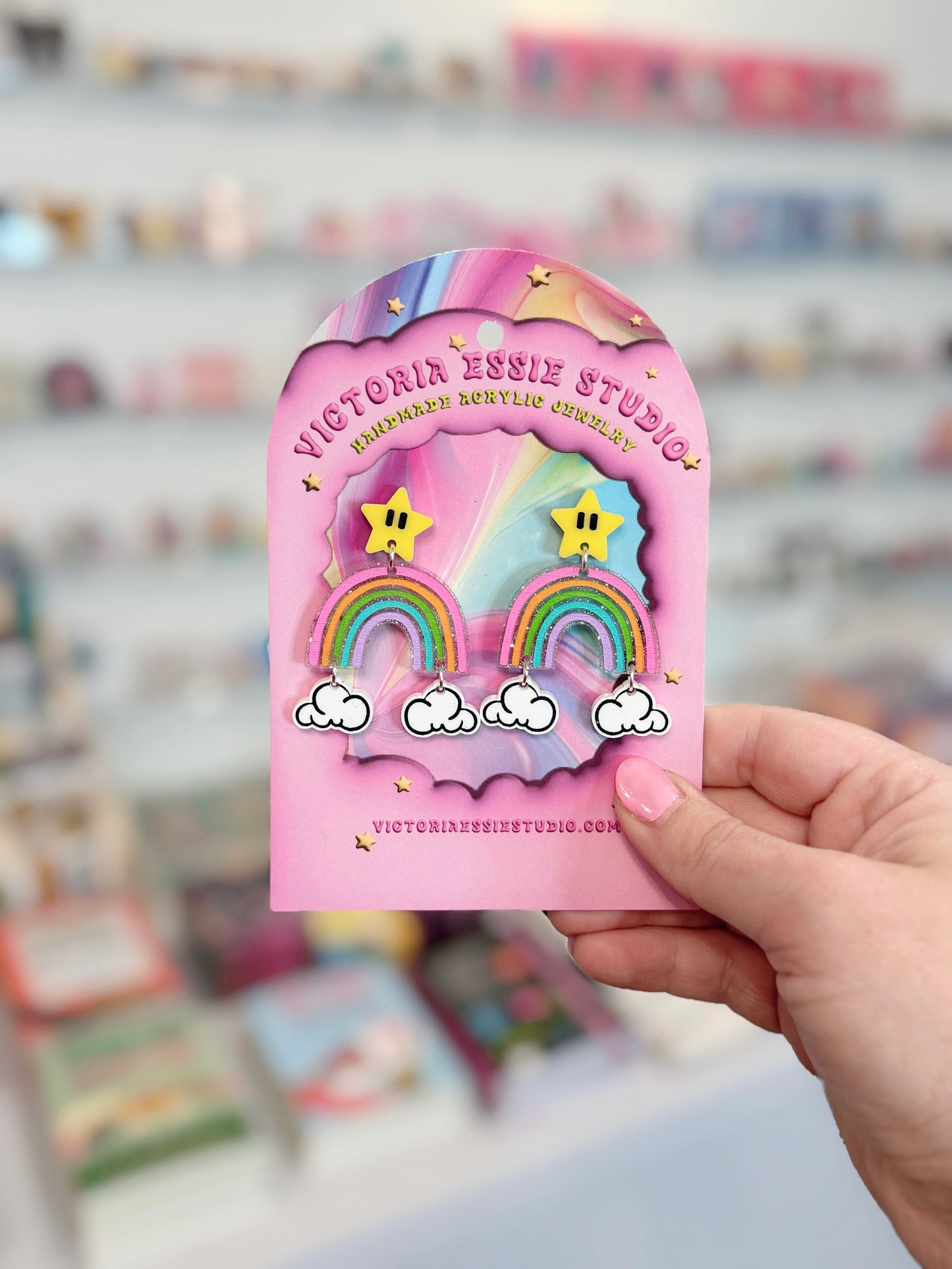 Rainbow Road Earrings