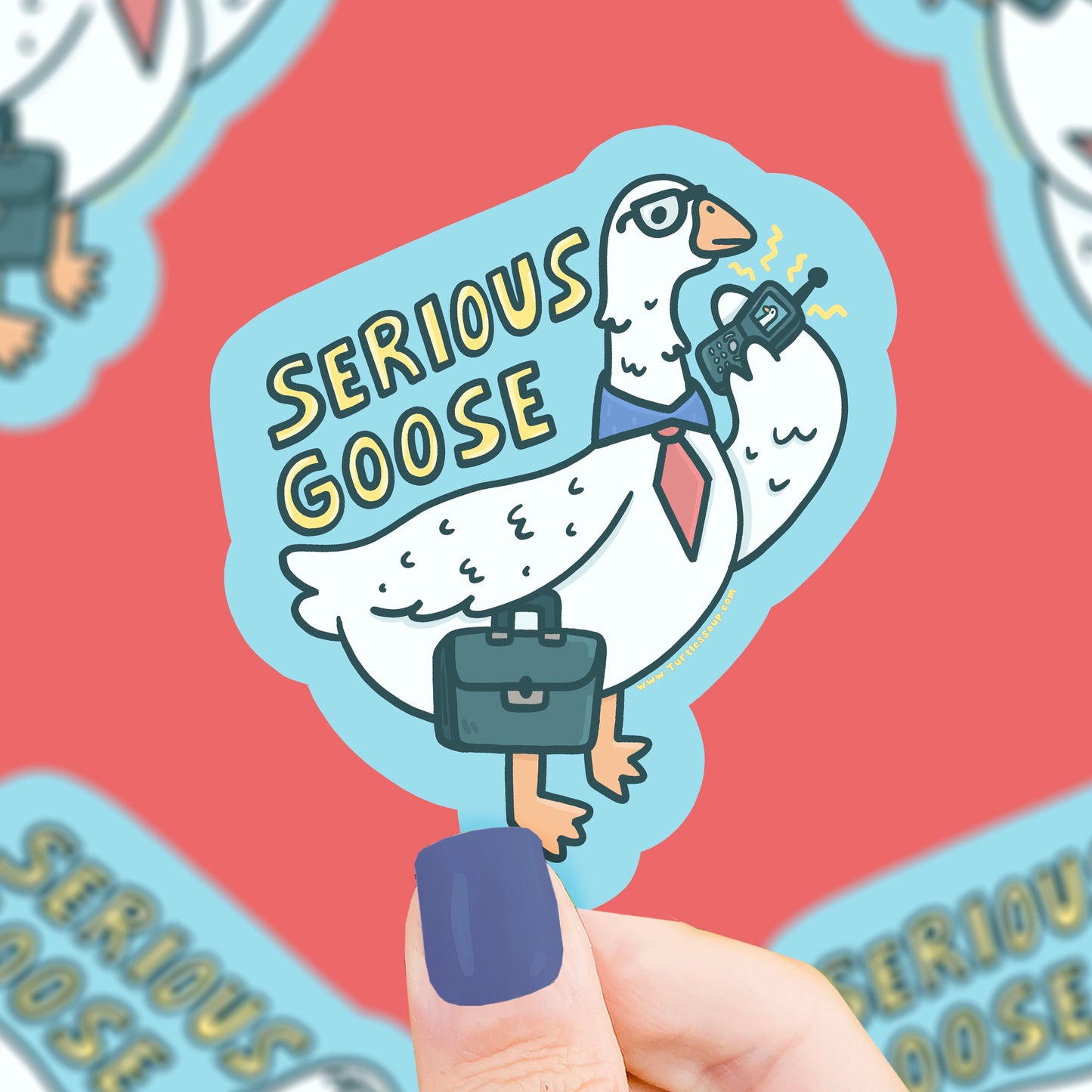 Serious Goose Sticker