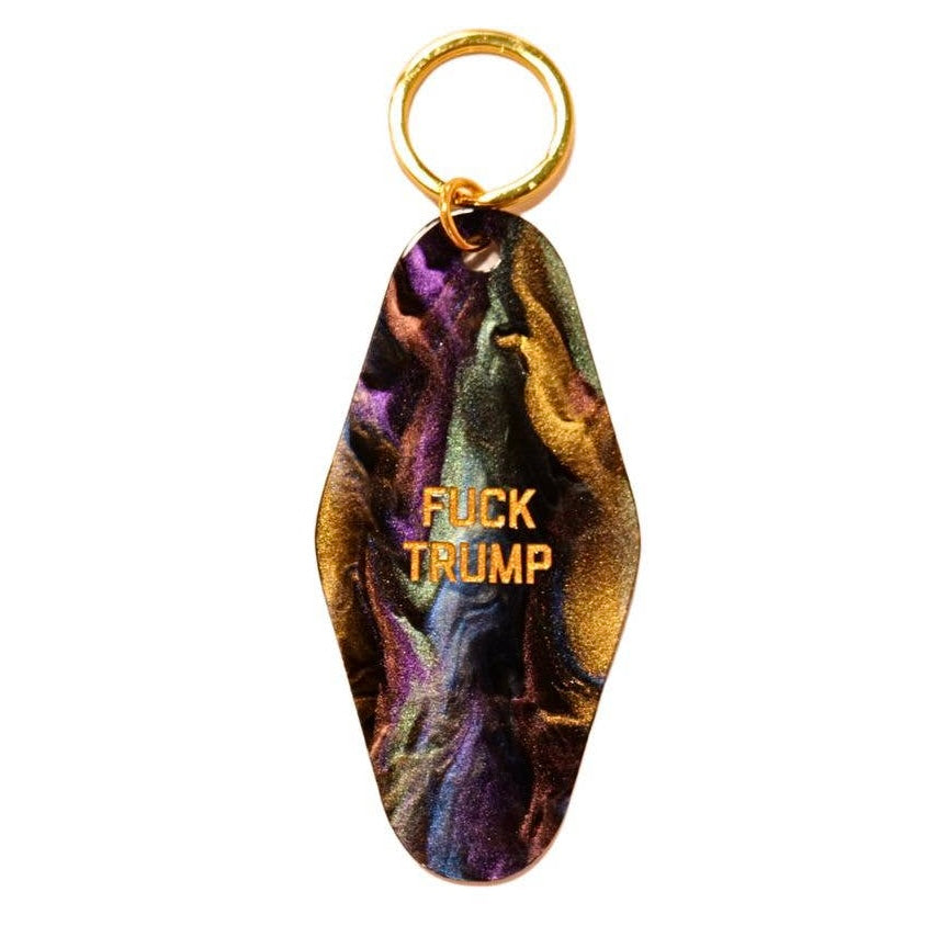 Fuck Trump Keychain