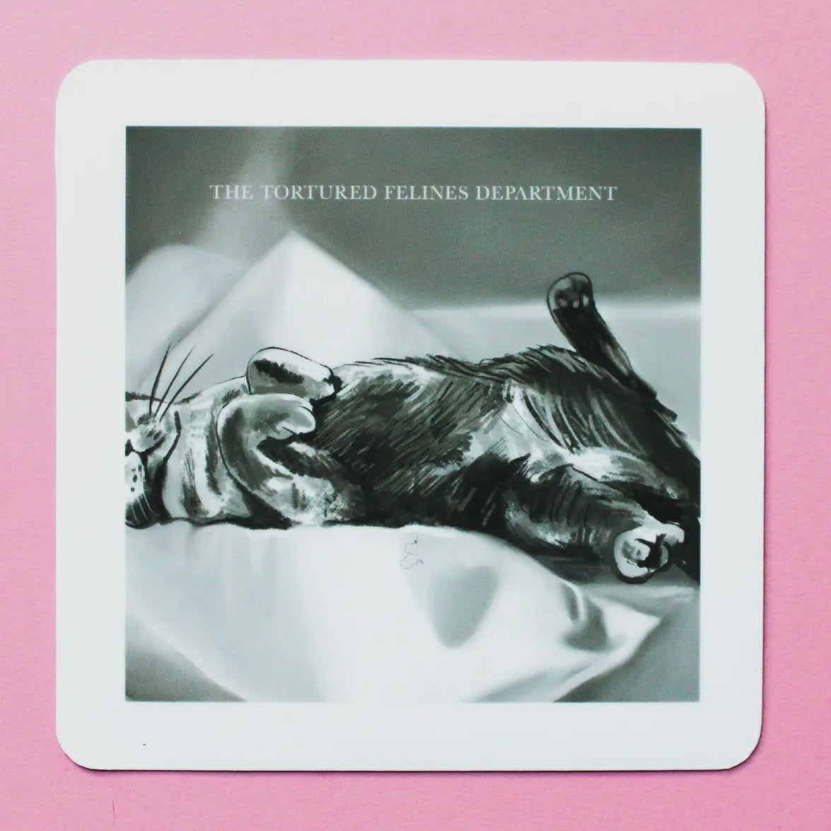 Tortured Feline Department Sticker