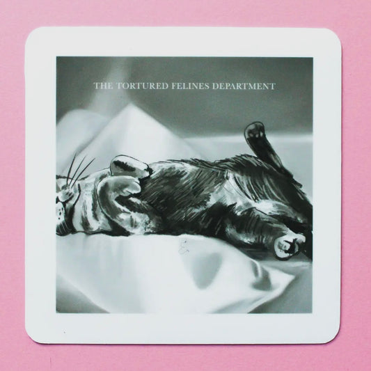 Tortured Feline Department Sticker