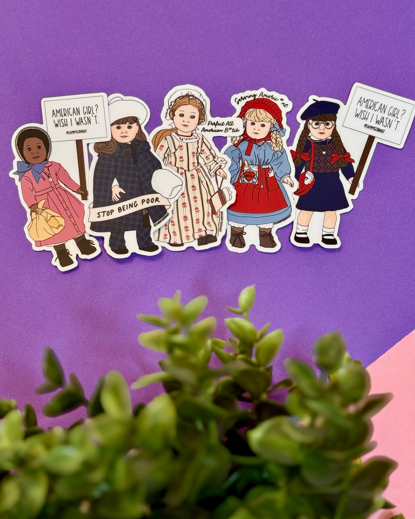 Felicity “All American Bitch” American Girl Doll Sticker