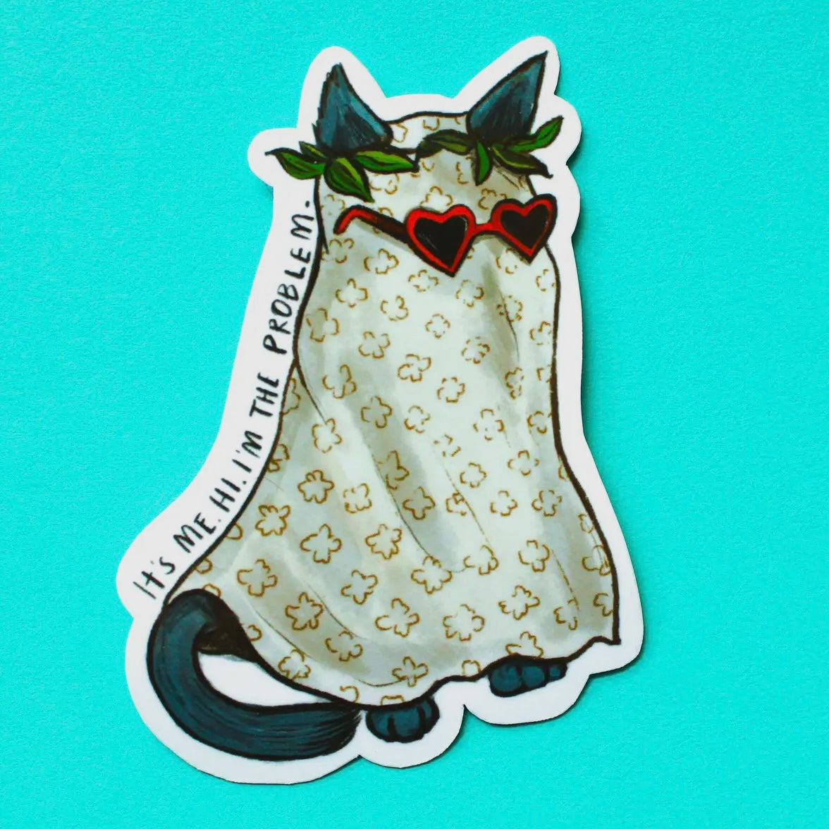 Swiftie Cat "Anti-Hero" Sticker