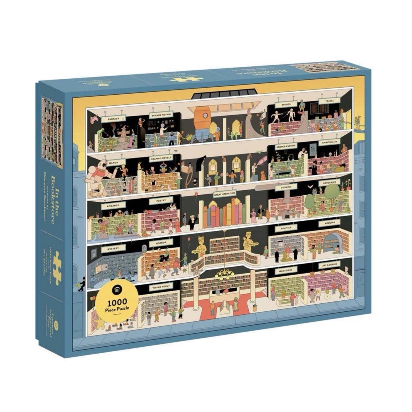 In the Bookstore 1000 Piece Puzzle