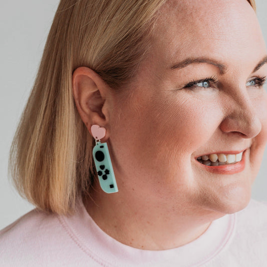 Pastel Switch Controller Earrings