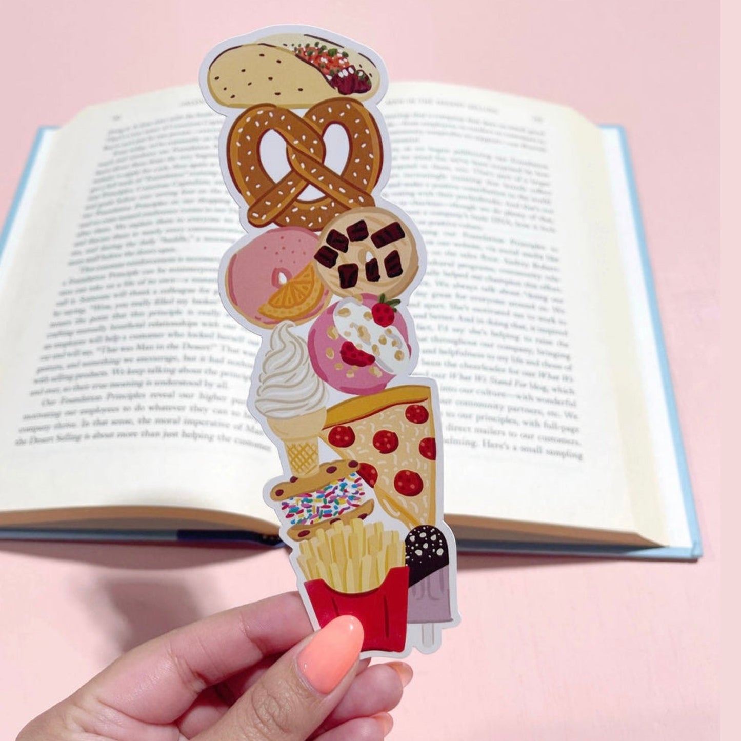 Snacks Die Cut Bookmark