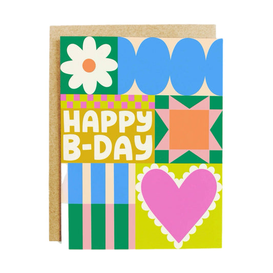 Quilted Birthday Greeting Card