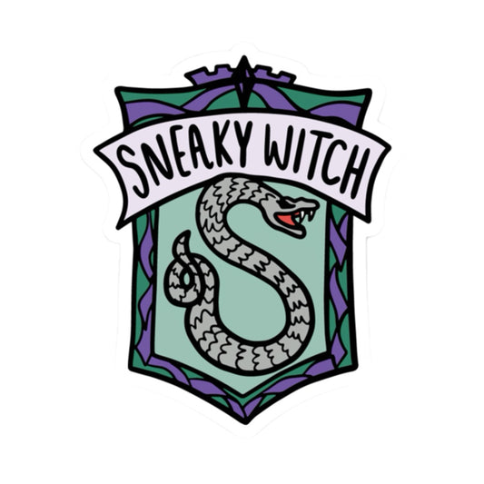 Slytherin Sneaky Witch Sticker