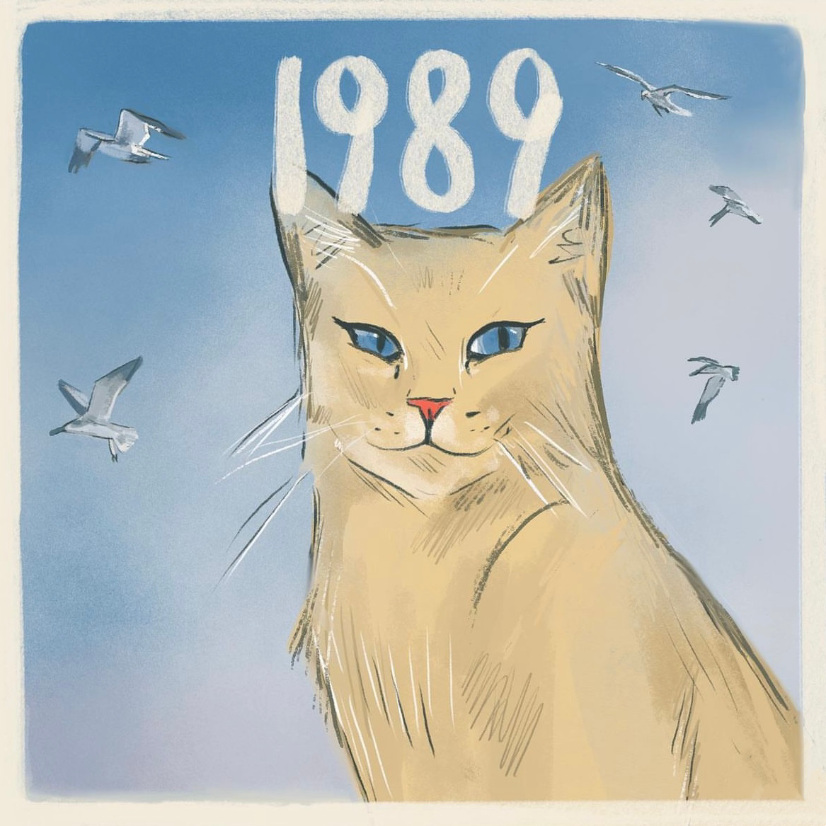 Swiftie Cat “1989” Sticker