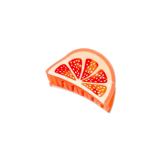 Mini Grapefruit Slice Hair Claw