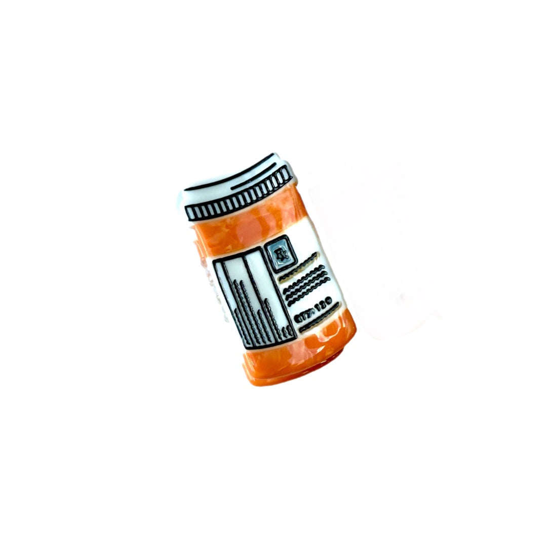 Prescription Bottle Mini Claw Clip