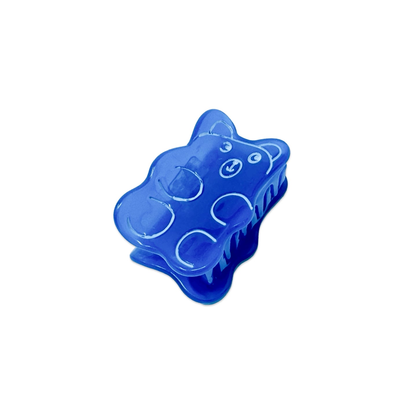 Mini Blue Gummy Bear Hair Claw