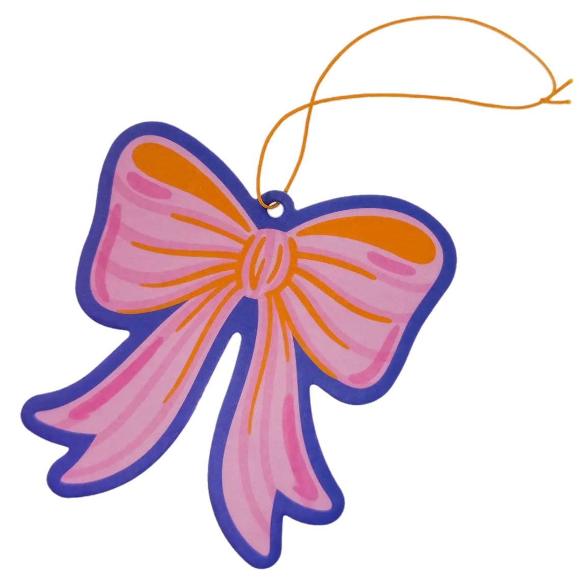 Pretty in Pink Striped Bow Air Freshener