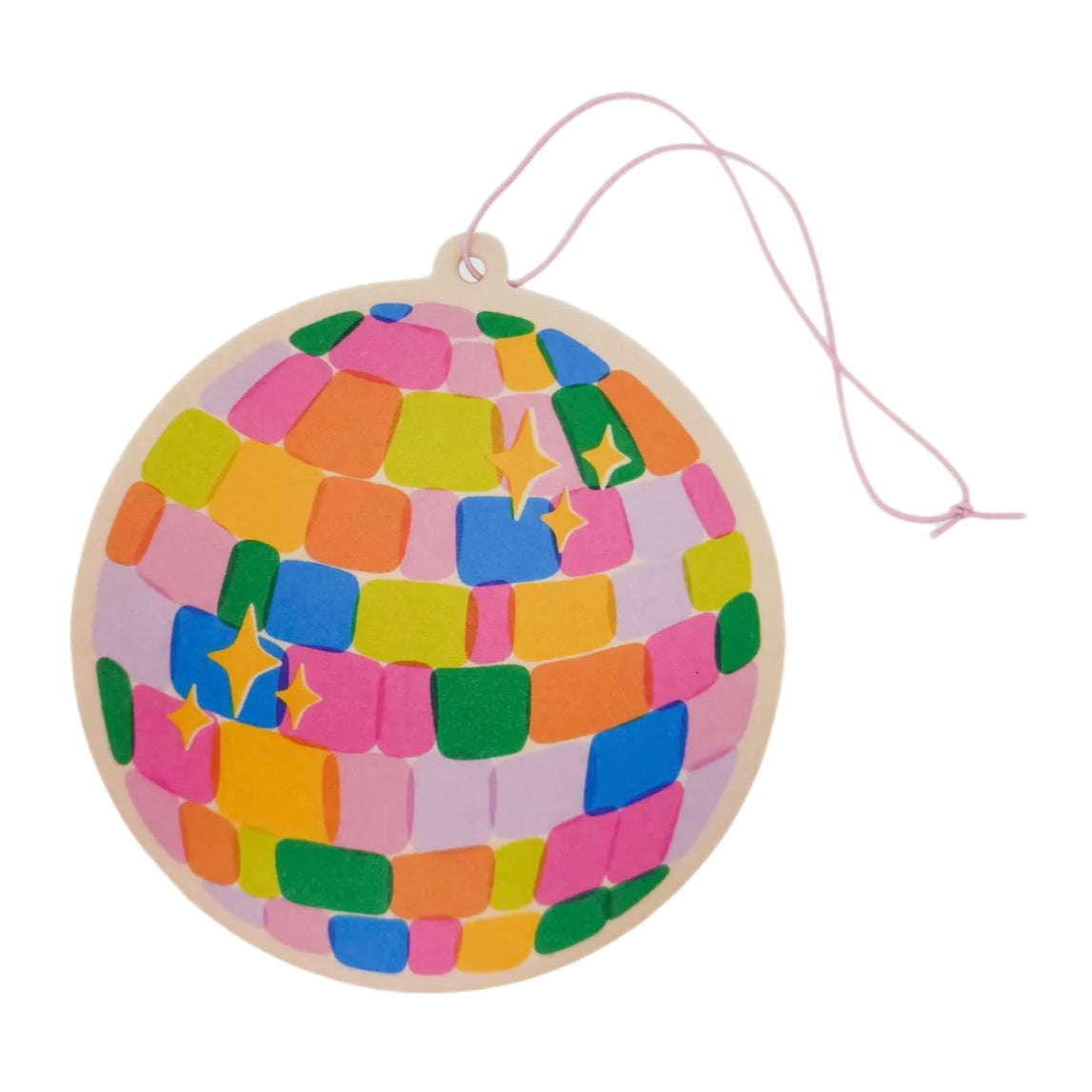 Rainbow Disco Ball Air Freshener