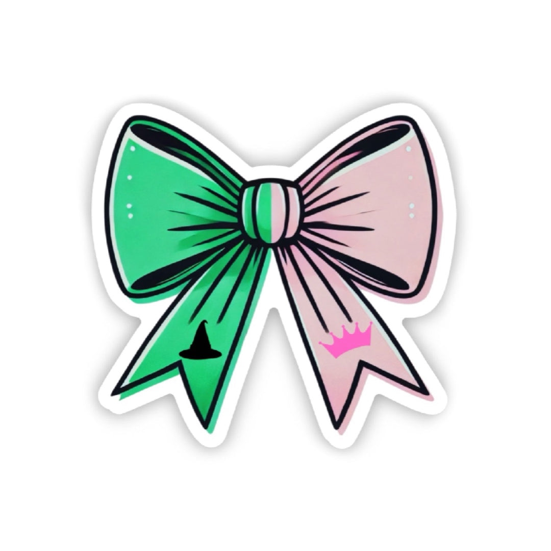 Wicked Friendship Bow Sticker