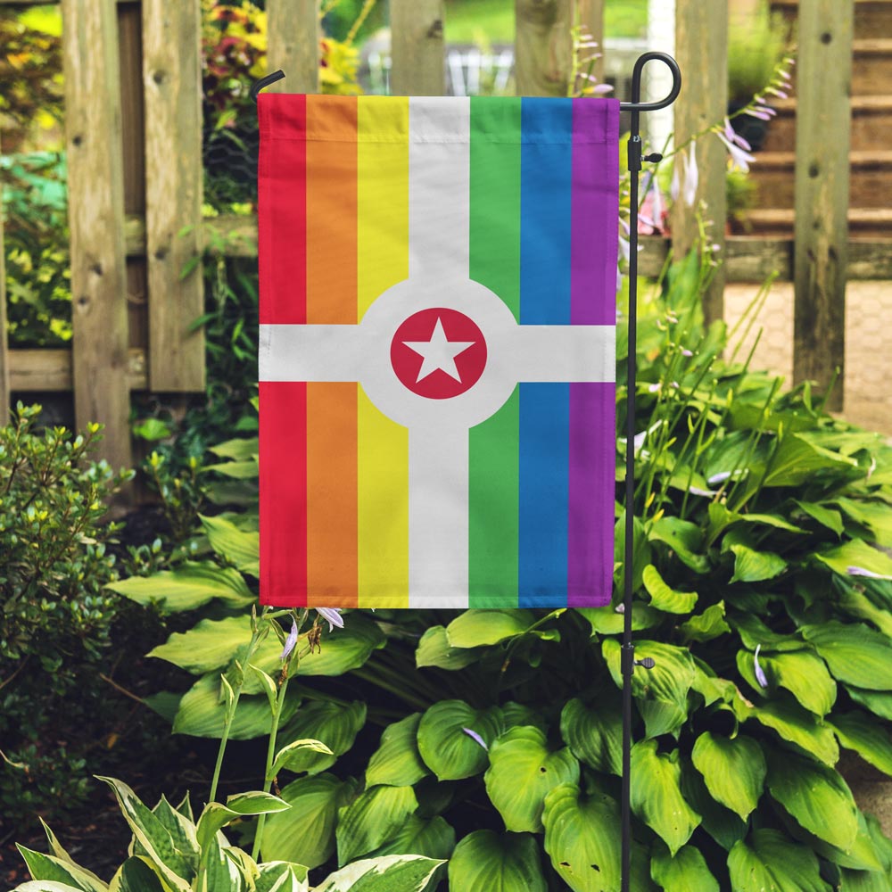 Garden Flag: Indianapolis Pride