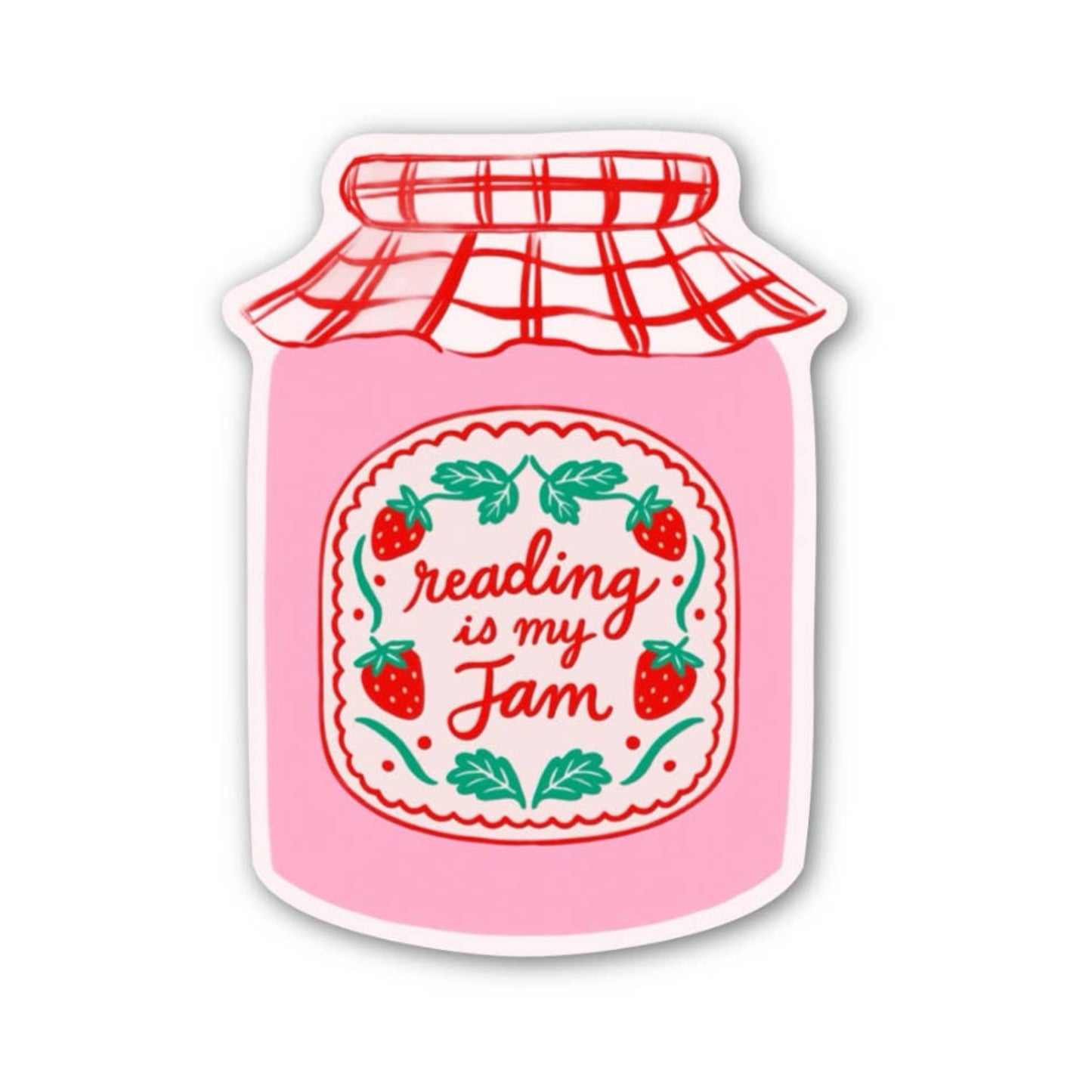 Reading is My Jam Sticker